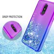 LG Stylo 5 Glitter Diamond TPU Case TPL05 Purple Blue For Sale