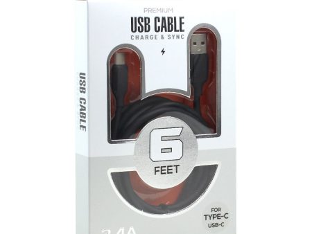 Kik_IP 2.4A Lighting Heavy Duty Strong Durable Charge and Sync USB Cable 6FT (Black) For Sale