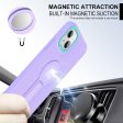 iPhone 14 Plus 6.7  Magnetic Kickstand Case HYB77 Purple Online