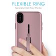 iPhone X   XS Hybrid Case HYB43 w. Loop Kickstand Rose Gold Online