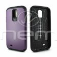 Samsung Galaxy S4 Hyb16 Case Purple Black tpu on Sale