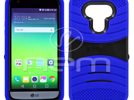 LG G5 Hybrid Case 08 with Stand Light Blue Black Sale