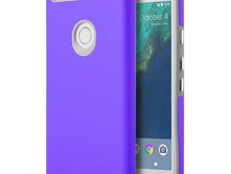 Google Pixel Hybrid Dual Layer Case 02 Purple For Sale