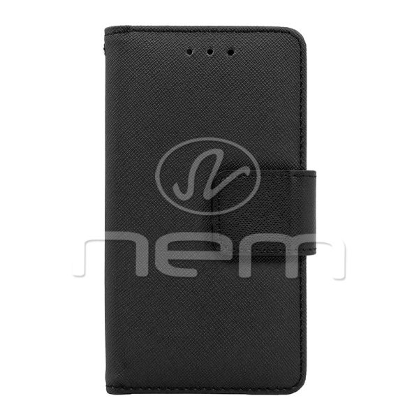 Samsung Galaxy A8 Folio Wallet Case WCFC09 Black Black Online now