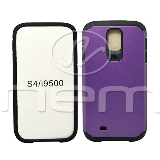 Samsung Galaxy S4 Hyb16 Case Purple Black tpu on Sale