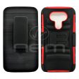 LG G5 Black Black TPU with Red Holster Combo 05C Online Sale