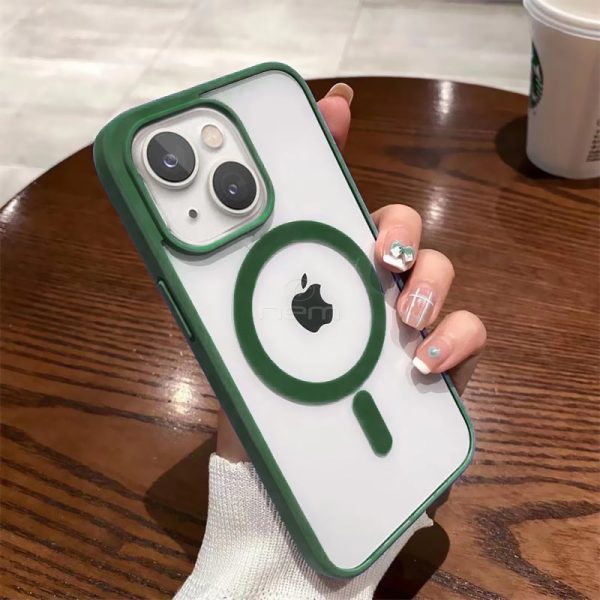 iPhone 14 6.7  Plus Magsafe TPC Bumper Case TPC30 Green Hot on Sale