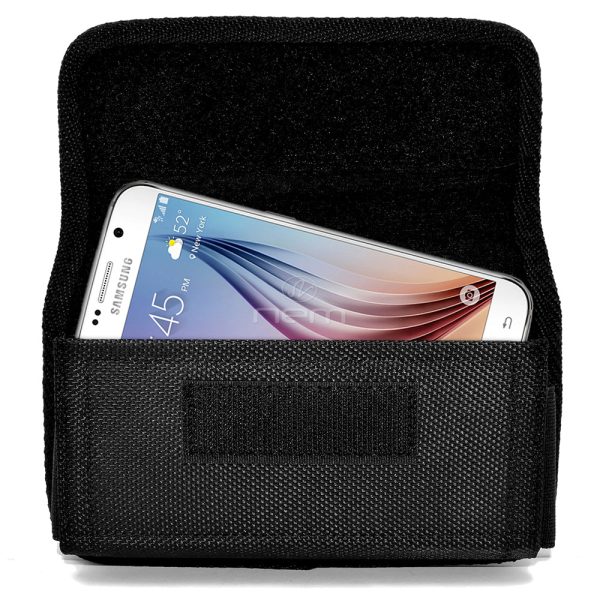 Samsung Galaxy S5 Universal Hrztl Pouch PH015 Large Black Cheap