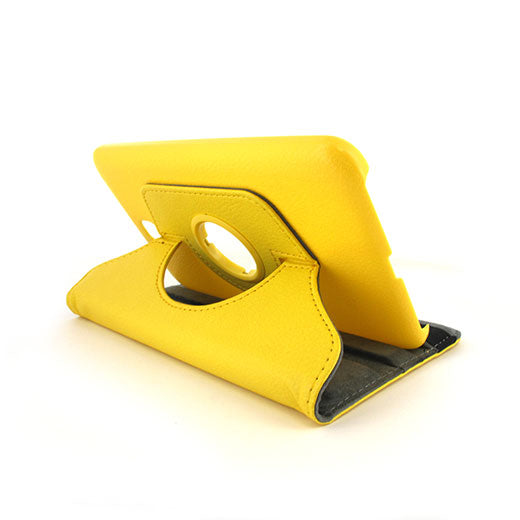 Samsung Galaxy Tab 3 7.0 in FC05 Rotating Stand Case Yellow on Sale