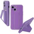 iPhone 14 Plus PU Leather Magnetic Stand Case TPC34 Purple Online Sale