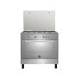 LA GERMANIA Classica Gas Cooker, 5 Burners, 90 cm, Stainless Steel - 9D10GUB1X4AWW Cheap