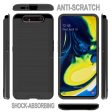 Samsung A80 A90 Brushed Hybrid Armor Case HYB32 Black For Cheap