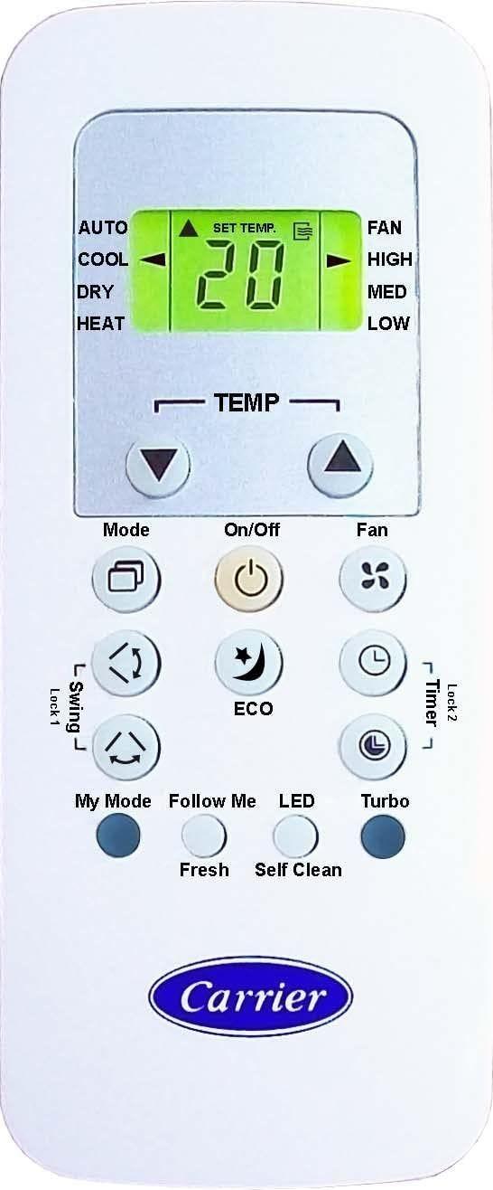 Carrier Optimax Pro Inverter Digital Split Air Conditioner With Plasma Function, 1.5 HP, Cooling Only, White - KHCT12DN Cheap