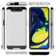 Samsung A80 A90 Brushed Hybrid Armor Case HYB32 Silver Online now