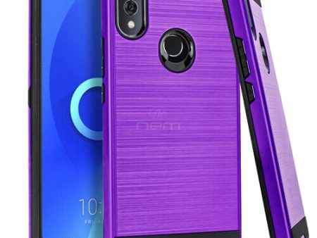 ALCATEL 3V 2019 5032 HYB32 Brushed Case HYB32 Purple For Cheap