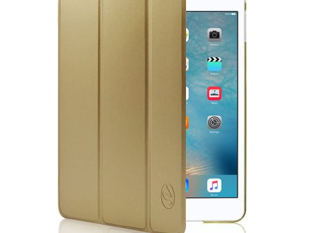 Apple iPad Mini 4 Luxury Slim Stand Polyurethane Cover Smart FC01 Gold... For Sale