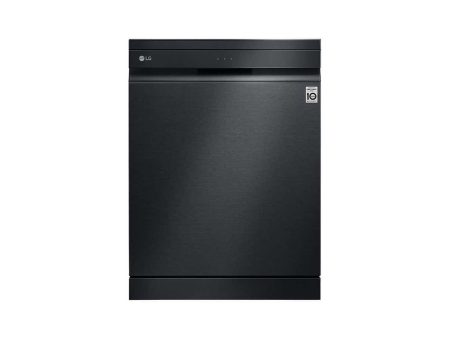 LG Digital Dishwasher With Inverter Technology, 14 Place Settings, 10 Programs, Black - DFC335HM For Discount