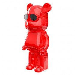 Cool Sunglasses Robot Bear Tall Body Wireless Bluetooth Speaker B2 for Universal Cell Phone And Bluetooth Device (Red) Hot on Sale