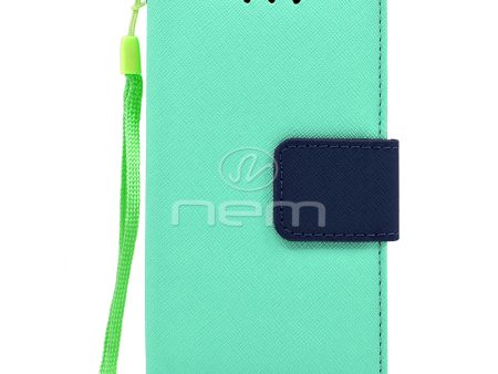 Samsung S7 Active G891 Folio Wallet Case WCFC09 Light Green Sale