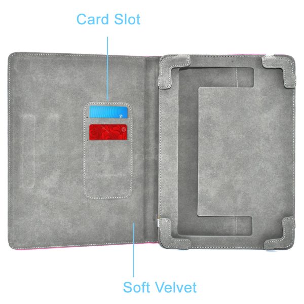 Universal 7 inch Tablet Blue Wallet Case Discount