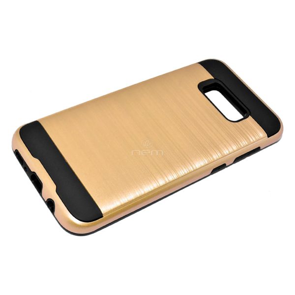 Samsung Galaxy S8 Plus Brushed Hybrid Armor Case HYB32 Gold Supply