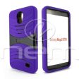 Samsung Galaxy Mega 2 Hybrid Case 08 with Stand Purple Black Discount