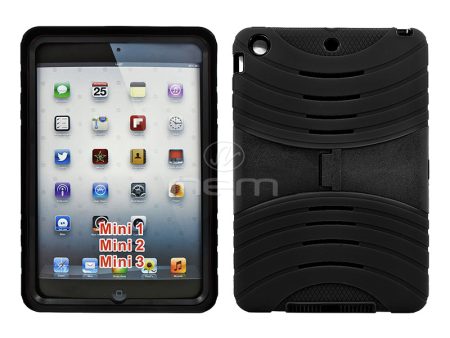 Apple iPad Mini Hybrid Case 08 With Stand Black Black Sale