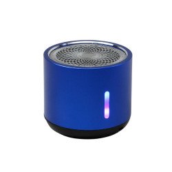 Aluminum Mini Cylinder Bluetooth Speaker - High-Volume, Heavy Bass, Portable Design K5 for Universal Cell Phone And Bluetooth Device (Blue) Fashion