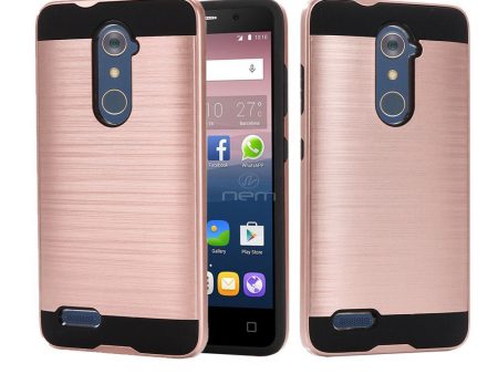 ZTE Max Pro 981 Brushed Hybrid ArmorCase HYB32 Rose Gold on Sale