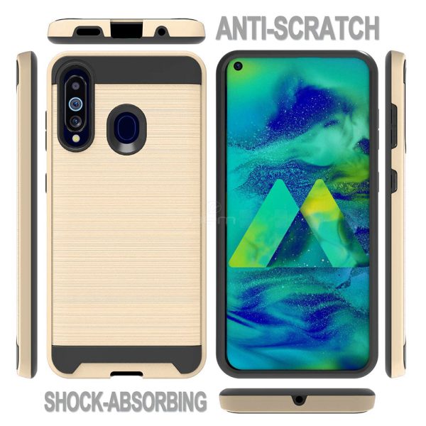 Samsung A60 Brushed Hybrid Case HYB32  Gold For Cheap