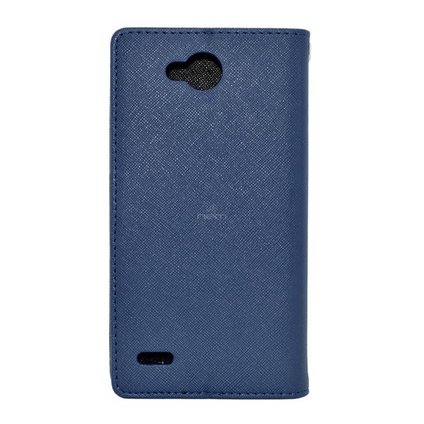 LG X POWER2  XCHARGE M322 M320 Wallet Case WCFC09 Blue Online Sale