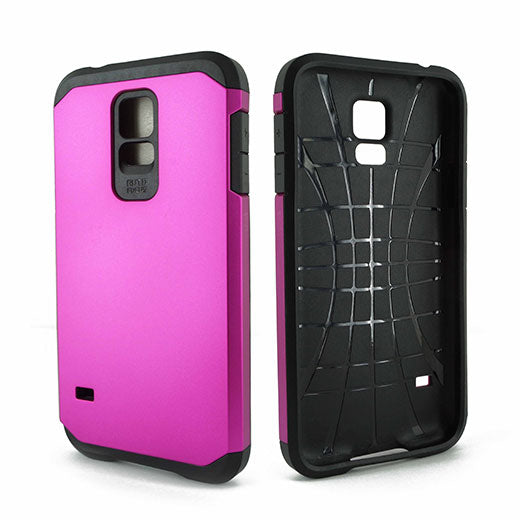 Samsung Galaxy S5 Mini Hyb16 Case Pink Black tpu For Discount