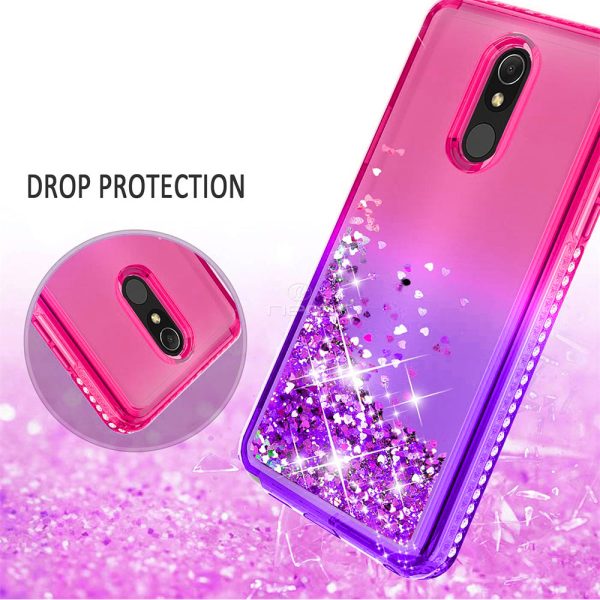 LG Stylo 5 Glitter Diamond TPU Case TPL05 Pink Purple Sale