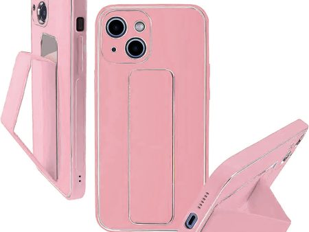 iPhone 14 Plus PU Leather Magnetic Stand Case TPC34 Pink Supply