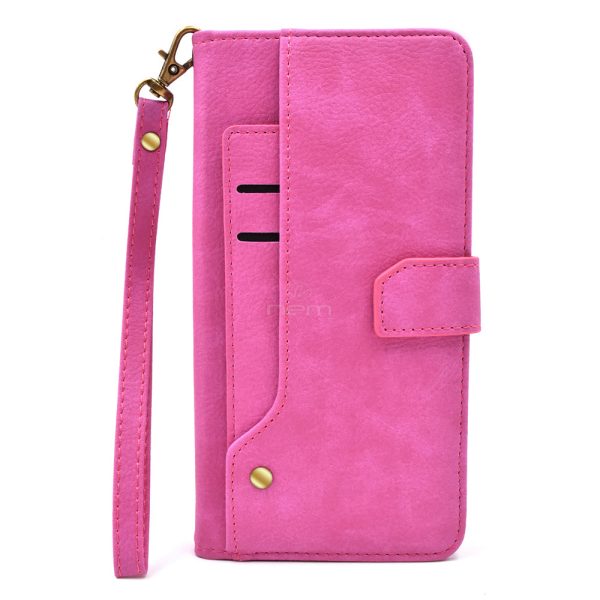 iPhone XS Max Wallet w. Pull-Out Card Holder WCFC16 Pink Discount