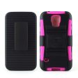 Samsung Galaxy S5 Clip Black Hot Pink with Black Holster Combo2 Online Sale