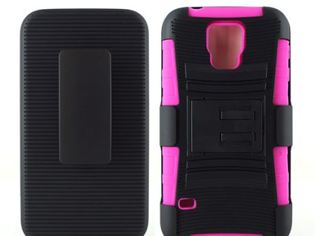 Samsung Galaxy S5 Clip Black Hot Pink with Black Holster Combo2 Online Sale