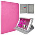 Universal 10 inch Tablet Hot Pink Wallet Case Online Hot Sale