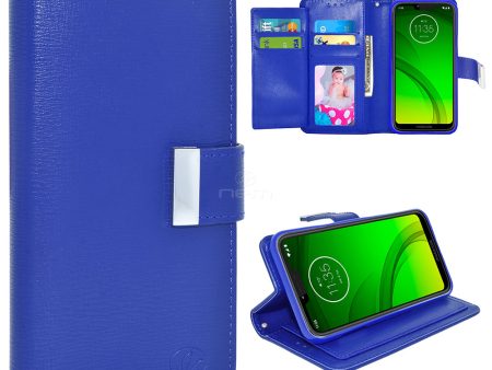 Motorola G7 Play XT1952 Double Flap Pocket WCFC13 Blue Online Hot Sale