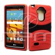 LG G Stylo LS770 Hybrid Case 08  with stand Red Black Online