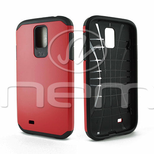 Samsung Galaxy S4 Hyb16 Case Red Black tpu Hot on Sale