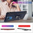 LG Stylo 5 Hybrid Case Ring Kickstand HYB08R Blue Hot on Sale