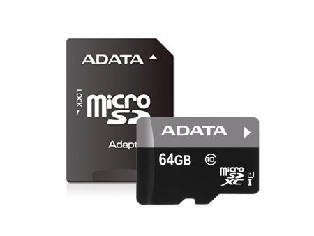 ADATA Universal Micro SD Memory Card w. Adapter Class10 64GB Online Hot Sale