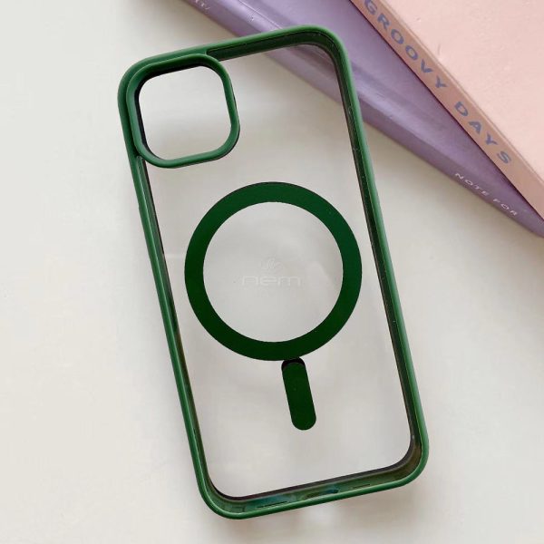 iPhone 14 6.7  Plus Magsafe TPC Bumper Case TPC30 Green Hot on Sale