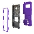 Samsung Galaxy J3 (2016) Hybrid Case 11 w. Stand Purple Gray on Sale