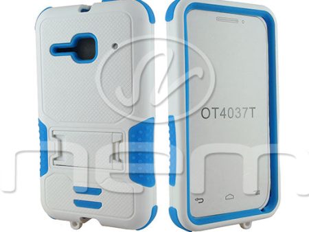 Alcatel One Touch Evolve 2 Hybrid Case11 withstand White Blue Online Hot Sale