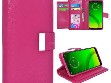 Motorola G7 Play XT1952 Double Flap Pocket WCFC13 Pink For Cheap