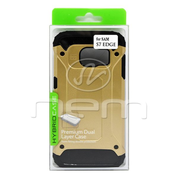 Samsung Galaxy S7 Edge Hybrid Case 29 Gold Color For Discount