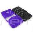 Samsung Galaxy Mega 2 Hybrid Case 08 with Stand Purple Black Discount