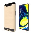 Samsung A80 A90 Brushed Hybrid Armor Case HYB32 Gold Fashion